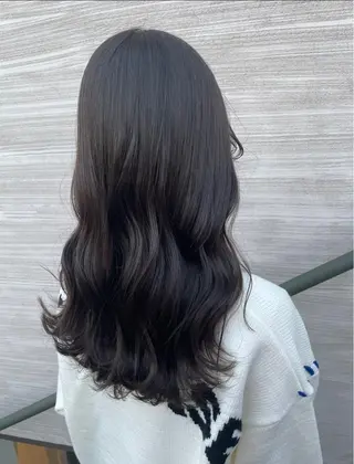 ロング 韓国風/オシャレ /縮毛矯正/滝口琴未のヘアスタイル