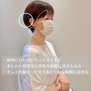 ショート M.SLASH自由が丘所属・【くせ毛/ショート/ ボブ】元太郎のヘアスタイル