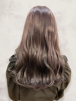 ロング カラー グレージュ×レイヤー 藤生 和宏のヘアスタイル