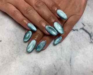 ネイル ネイルリボン 受付スタッフのネイルデザイン