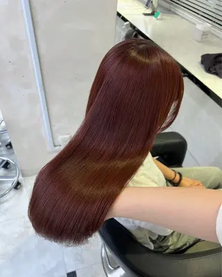 ロング カラー 愛され暖色♥️モテ 艶髪♥️りなのヘアスタイル