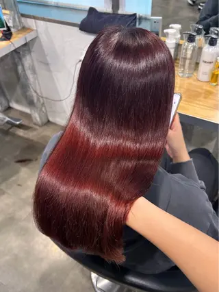 ロング カラー IS所属・横浜美容室/透明感 カラー/レイヤーのヘアスタイル