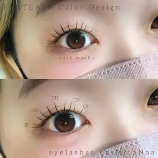 マツエク・マツパ MicoNoa所属・MicoNoa Asamiのマツエク・マツパデザイン