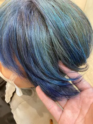 カラー waRin所属・waRin syamp&headのヘアスタイル