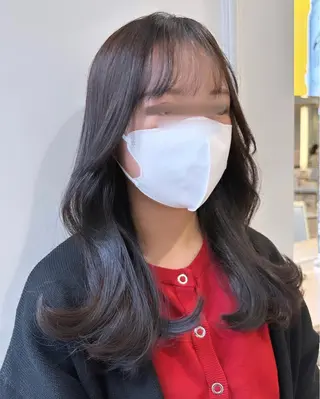 ロング 韓国ヘア 🇰🇷 RUKA 🩵🤍のヘアスタイル