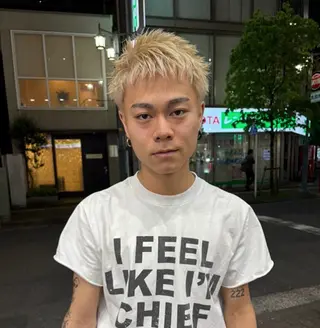 ショート フェザーパーマ🪶 シャドウ/ジュンエイのヘアスタイル