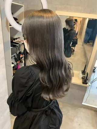 セミロング カラー NOVA天王寺店所属・NOVA天王寺 武元　裕聖のヘアスタイル