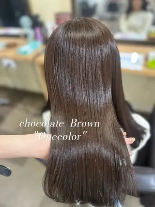 セミロング カラー Giblle.所属・茉音 茉音のヘアスタイル