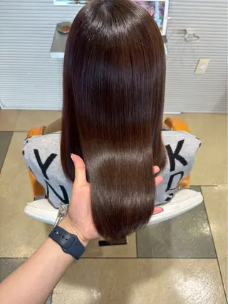 ロング カラー ブリーチなし艶カラー /いくののヘアスタイル