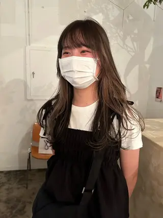 ロング カラー 原 瑞希のヘアスタイル