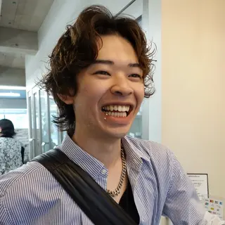 パーマ ヘアアレンジ メンズ 🌐サトウ リョウ🌐のヘアスタイル