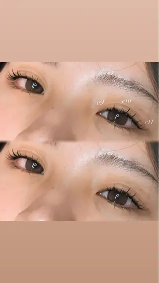 マツエク・マツパ 真悠 MAQUIAのマツエク・マツパデザイン