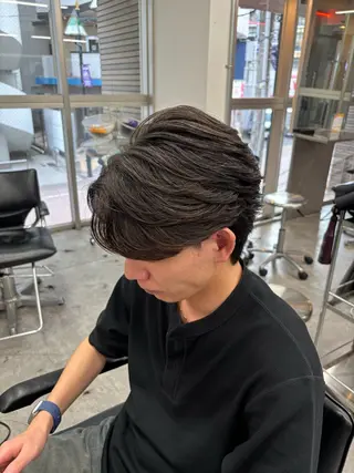 パーマ メンズ メンズ特化✨️ 韓国風パーマ🔥一八のヘアスタイル