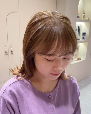 ミディアム カラー Marina /表参道のヘアスタイル