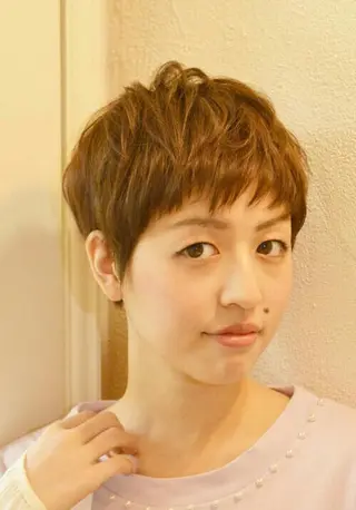 ショート カラー 小顔ショート✁ ⁂Yukari⁂のヘアスタイル