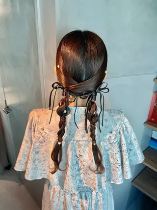 ヘアアレンジ charm《銀座》 ヘアセット/縮毛矯正のヘアスタイル