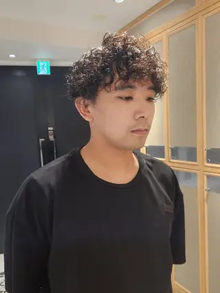 パーマ メンズ RUA💜‪ ‪モデル様募集中💜のヘアスタイル