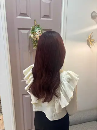 ロング 上村 七海のヘアスタイル