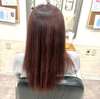 ロング カラー 堀川 希歩のヘアスタイル