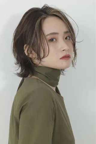 ミディアム 透明感韓国ヘア♡ みつきのヘアスタイル