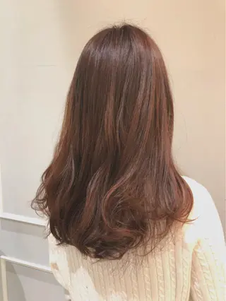 ロング 似合わせ艶髪カラー ❤️ハダユミのヘアスタイル