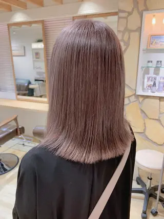 セミロング 新宿 木下拓哉のヘアスタイル