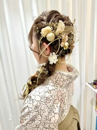 ロング 大江 一花のヘアスタイル