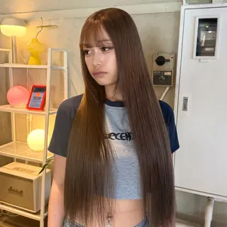 ロング カラー ヘアアレンジ 海外/ハイトーン🪽 ☯️ami☯️のヘアスタイル