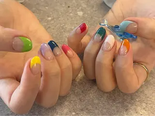 ネイル 文 /個性派ネイルのネイルデザイン