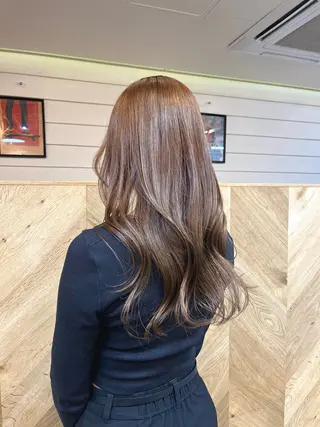 カラー 【ボブ】縮毛矯正/ 船橋駅5分/鈴木杏美のヘアスタイル