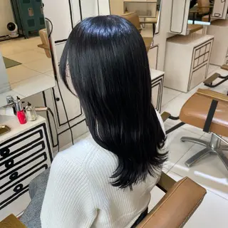 セミロング 田口 花葉のヘアスタイル