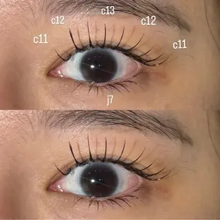 マツエク・マツパ NORA hinataのマツエク・マツパデザイン