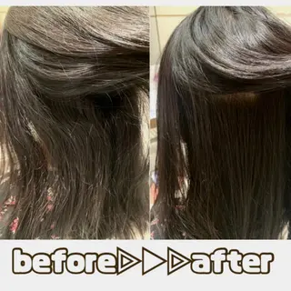 ミディアム 内田 志乃のヘアスタイル