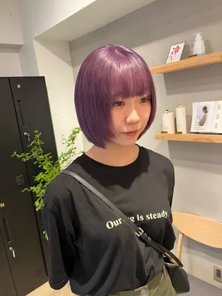 ミディアム 🌙透明感カラー✖︎ カンナ🌙のヘアスタイル