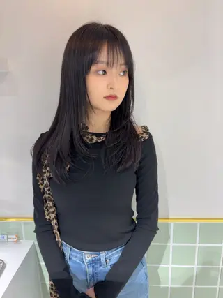 ミディアム カラー ヘアアレンジ 【副店長】六三四🌻 カラー指名No.1のヘアスタイル