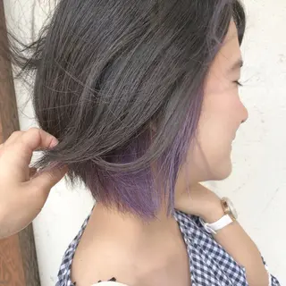 ミディアム カラー 艶髪育成サロン 京橋　shinのヘアスタイル