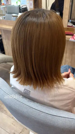 ミディアム shimizu .のヘアスタイル