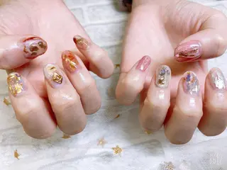 ネイル 🦋ネイルサロン ブラン🌈ゆりのネイルデザイン