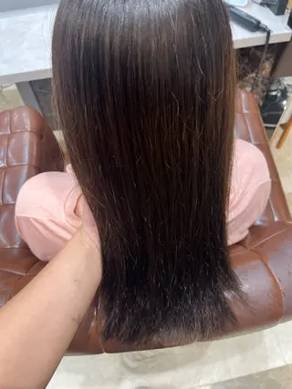 セミロング メンズパーマ/縮毛 矯正/徳田真緒のヘアスタイル