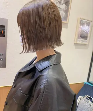 莉乃/縮毛矯正/髪質 改善/艶カラーのヘアスタイル