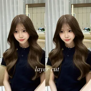 ロング カラー レイヤー ♡Miku♡のヘアスタイル