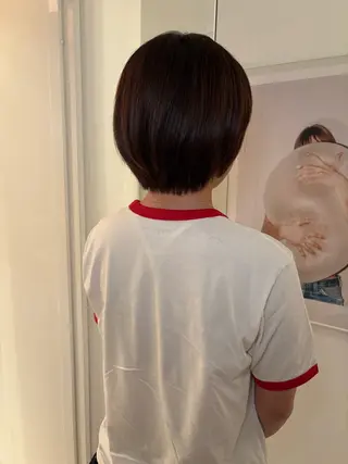 ショート riria/ボブ /ブラウンカラー🎀のヘアスタイル