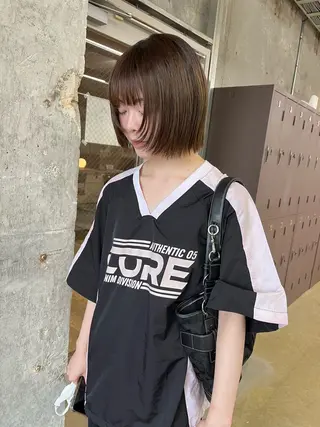 ミディアム カラー 小木曽智美 /ボブ/ショートのヘアスタイル