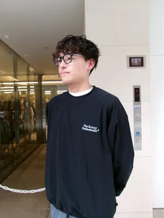 ショート garage.所属・吉田 慎冴/メンズパーマのヘアスタイル