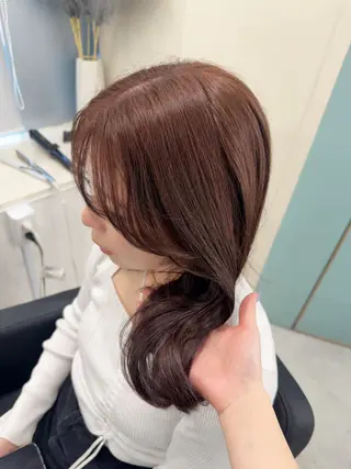 セミロング MAHO/透明感カラ ー/髪質改善🍒のヘアスタイル