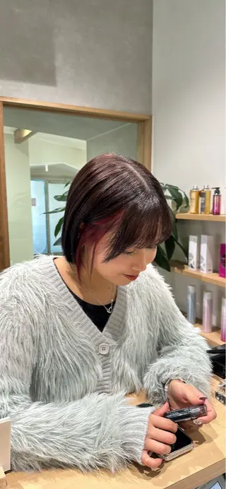 ミディアム 小寺 唯希のヘアスタイル