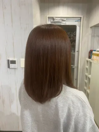 ミディアム カラー Oahu所属・リト /渋谷/ハイトーンのヘアスタイル