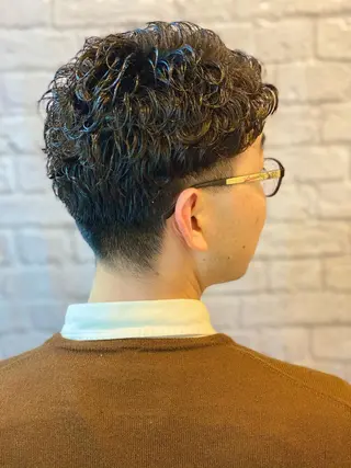 ショート パーマ メンズ 【メンズカット】 黒田美穂のヘアスタイル