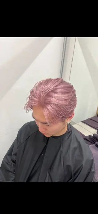 カラー メンズハイトーン 北斗💍レイヤーのヘアスタイル