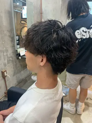 パーマ メンズ ⚡️メンズパーマ特化 mens支持◎/忠地のヘアスタイル
